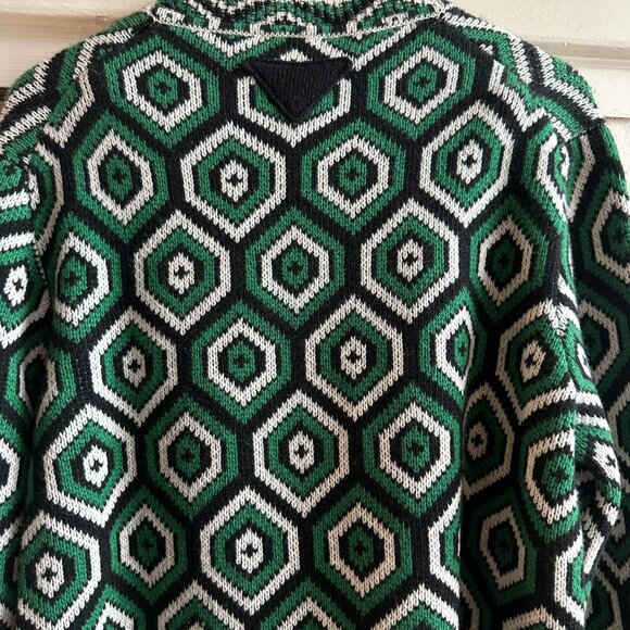 Men's Prada Geometric Pattern Sweater - Picture 5 of 7